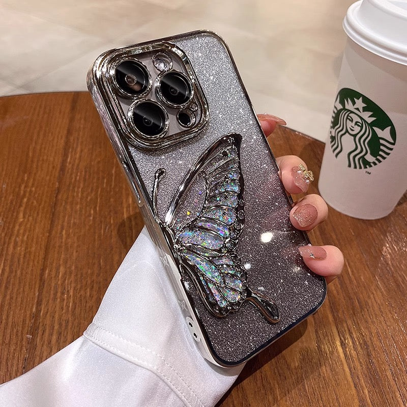 Glowing Butterfly Wing Case