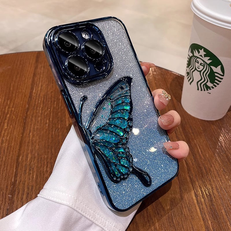 Glowing Butterfly Wing Case