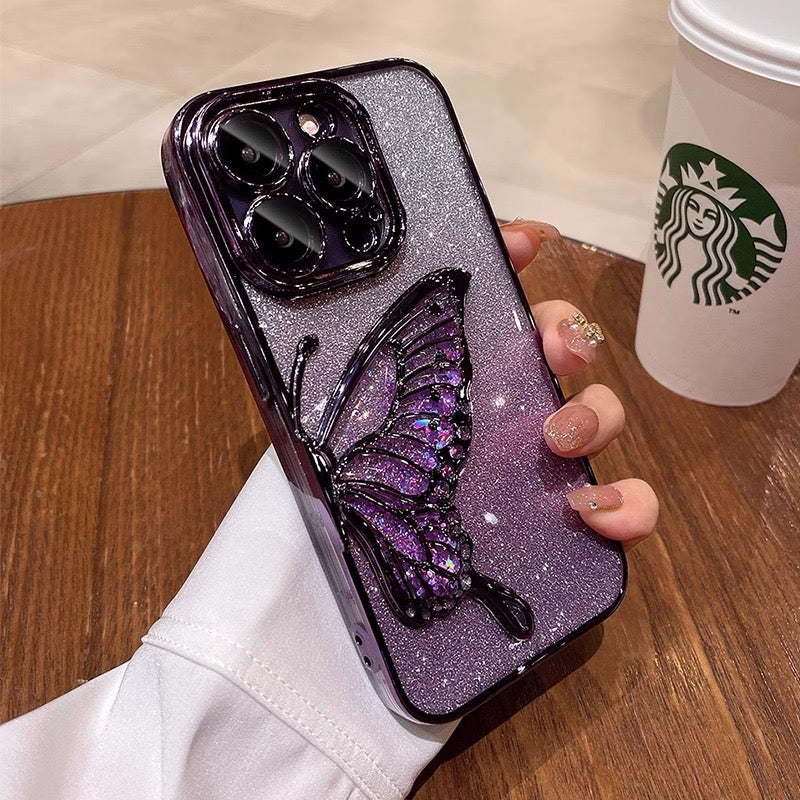 Glowing Butterfly Wing Case